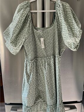 And Now This Sage Green Fairycore Smocked Whimsical Dress 4X Plus
